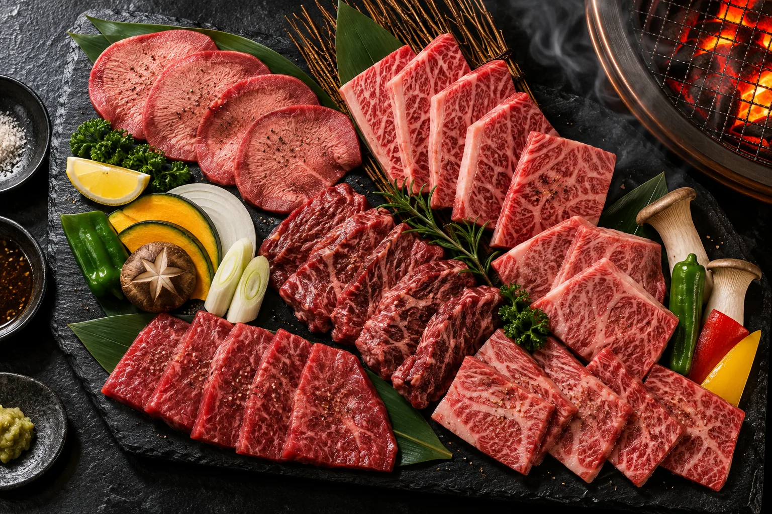 いろいろな部位の盛り合わせ