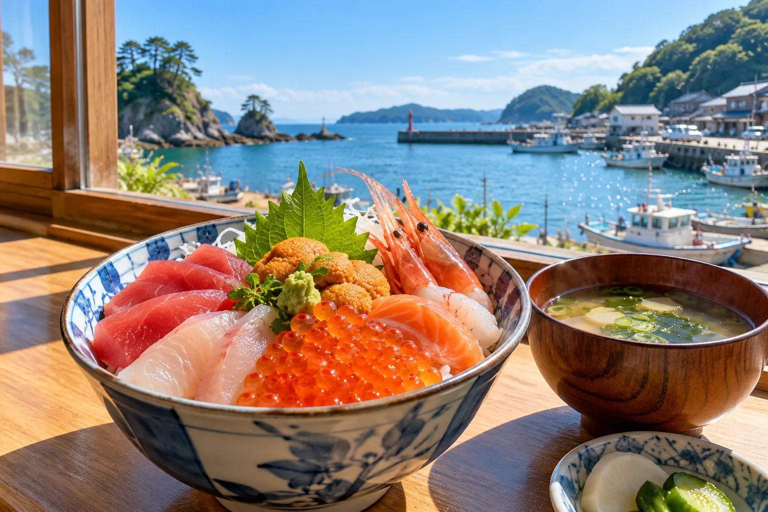 刺身といくらの海鮮丼