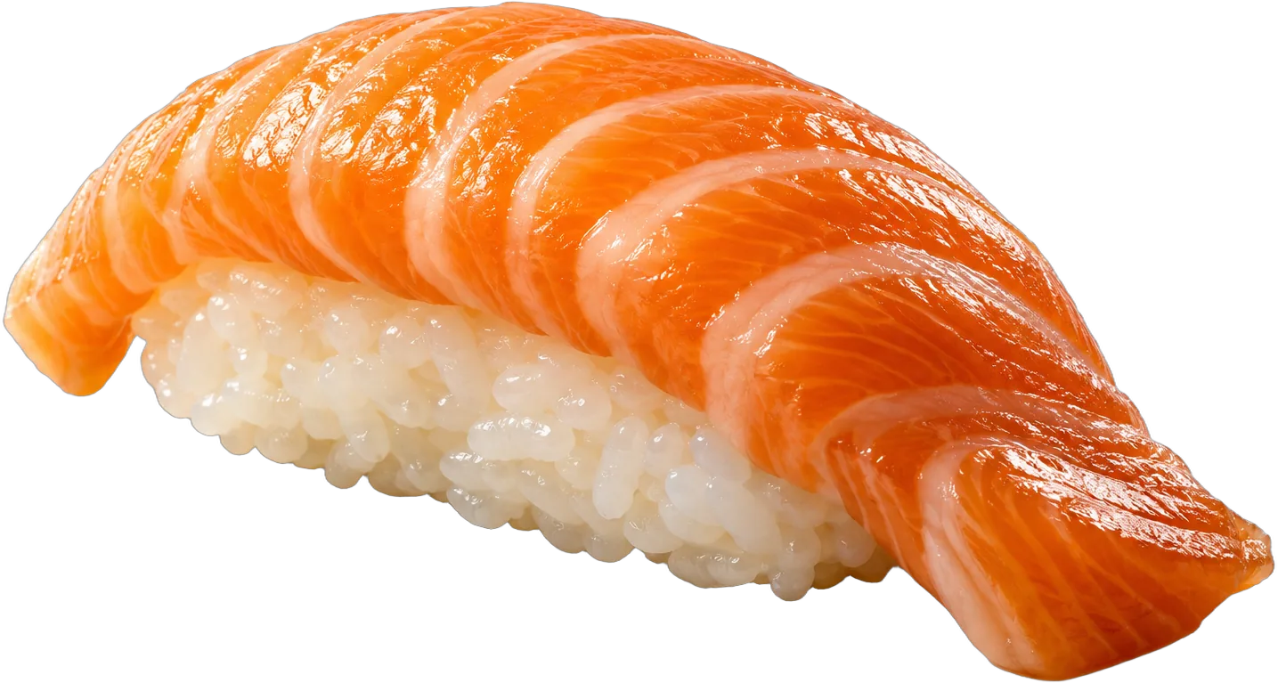 サーモンの握り一貫