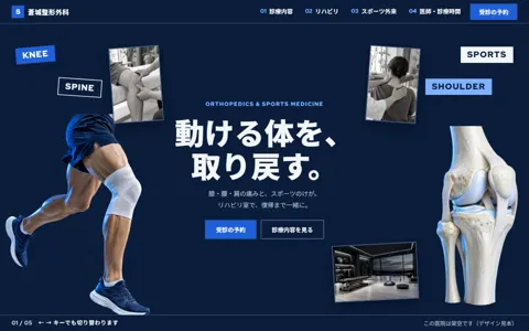 整形外科（カッコイイ系）の見本